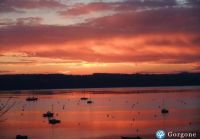 Coucher de soleil sur la Rance (pris de la maison) cliquez ici pour agrandir les photos de cette location à saint_malo