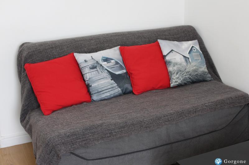 Photo n°3 de :Appartement T3, 49m terrasse 22m,350m de la plage, WIFI GRATUIT.